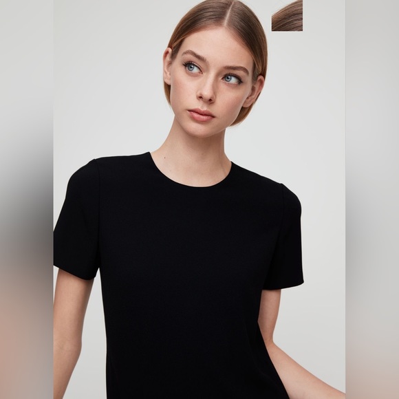 Aritzia Babaton Black Patricio Dress Size 4 - Picture 3 of 12